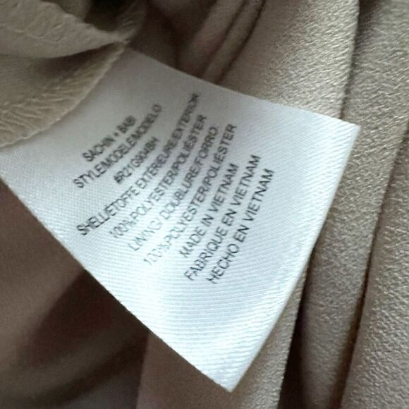 🩷HOST PICK🩷 SACHIN & BABI | Champagne Taupe Cowl-Neck Midi Slip Dress | Size 4 - Picture 11 of 12